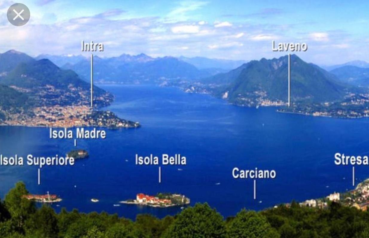 Casa Chia Lago Maggiore Laveno Kültér fotó